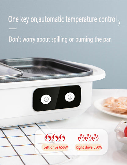2-in-1 Electric Shabu Grill Pot