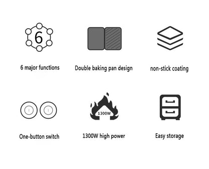 2-in-1 Electric Shabu Grill Pot