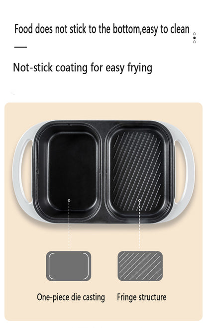 2-in-1 Electric Shabu Grill Pot