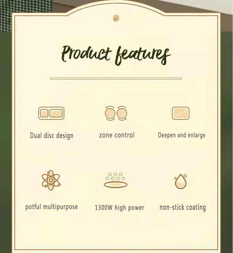 2-in-1 Electric Shabu Grill Pot