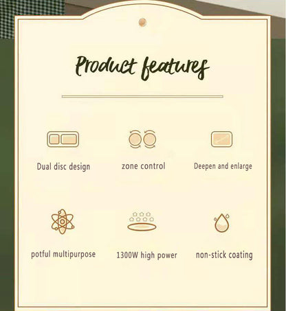 2-in-1 Electric Shabu Grill Pot