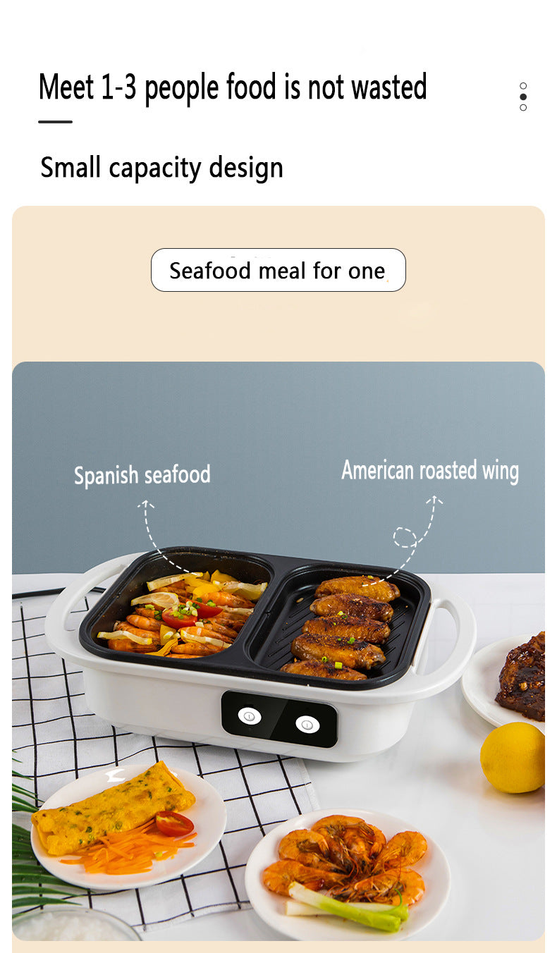 2-in-1 Electric Shabu Grill Pot