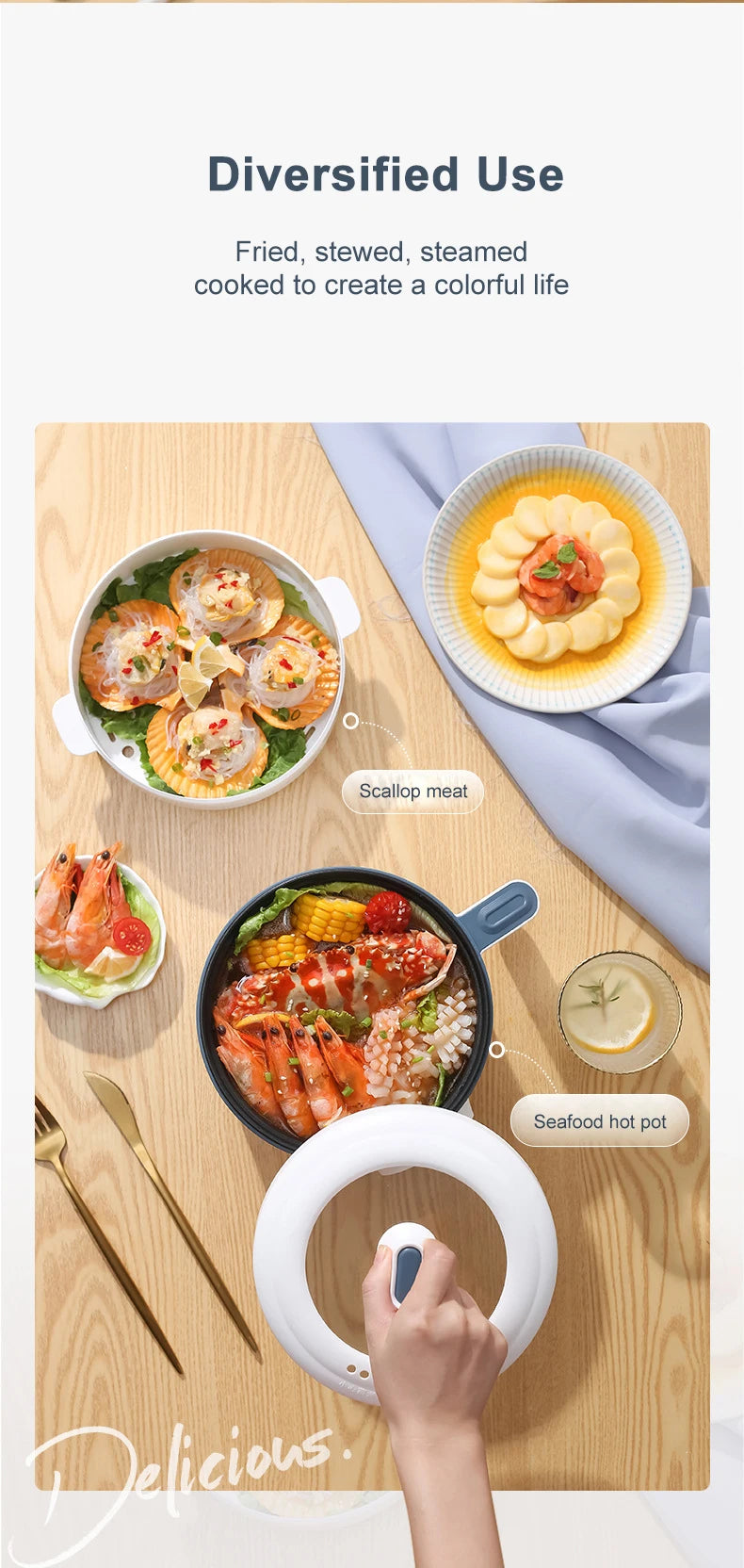 1.7L Smart Electric Rice Cooker