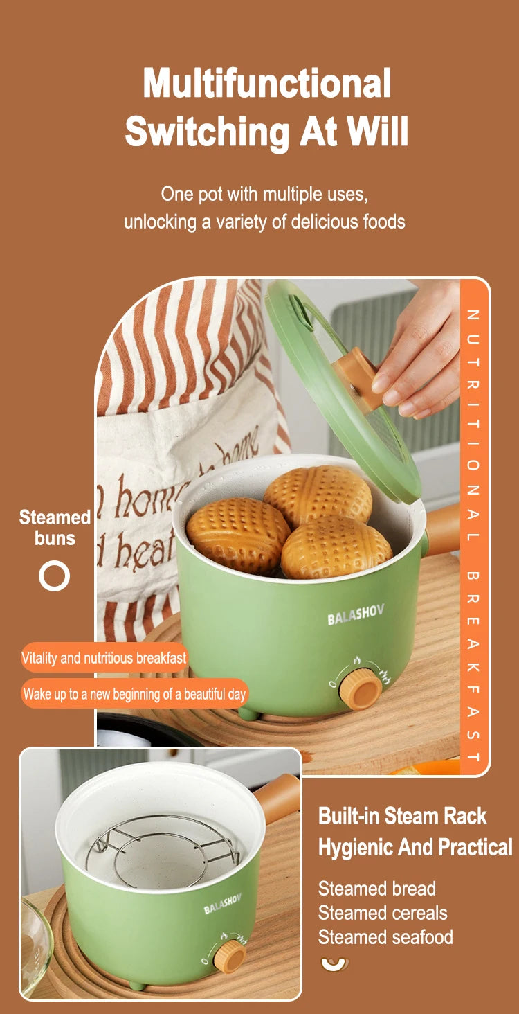 Dual Voltage Electric Rice Cooker Pot