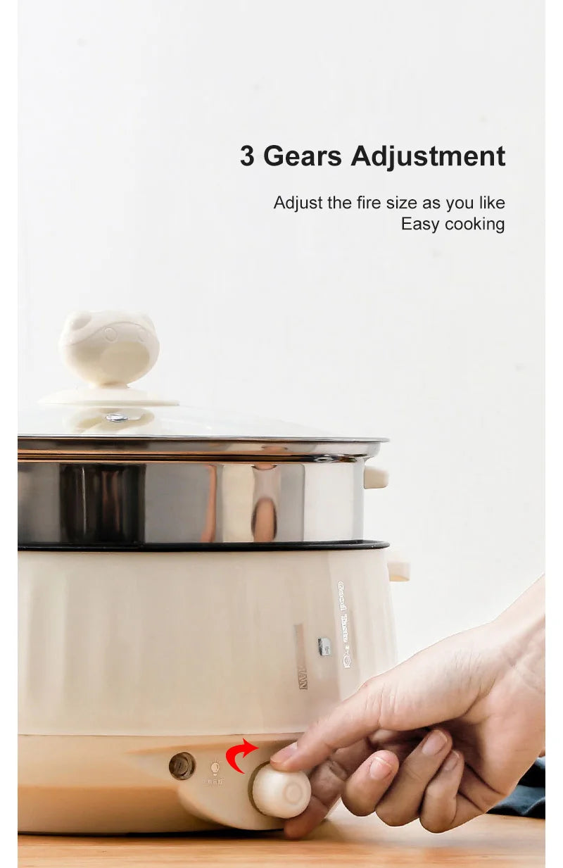 220V Compact Household Electric Hot Pot