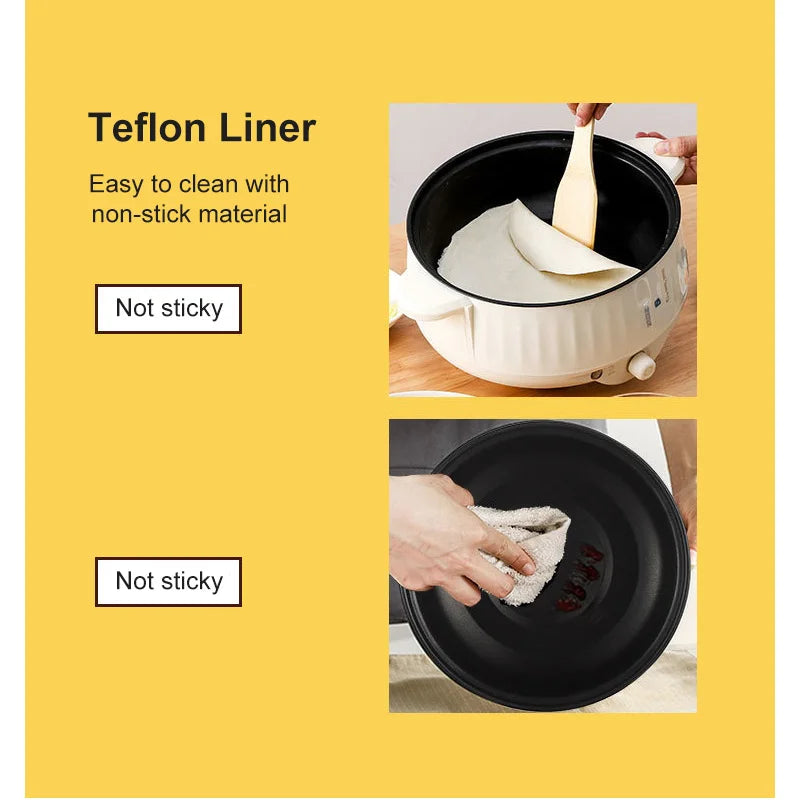 220V Compact Household Electric Hot Pot