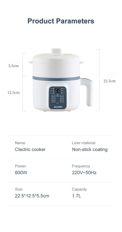 1.7L Smart Electric Rice Cooker