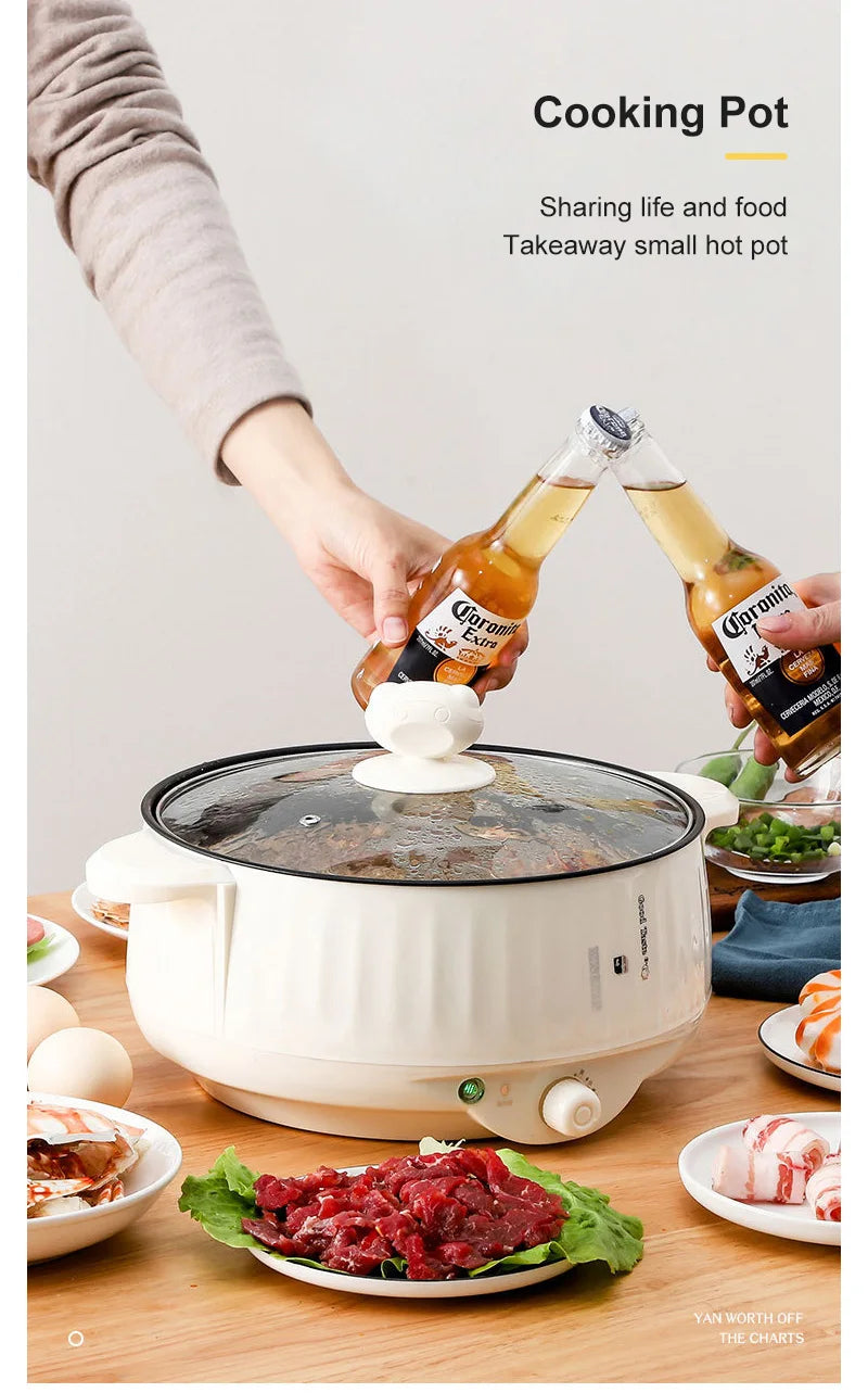 220V Compact Household Electric Hot Pot