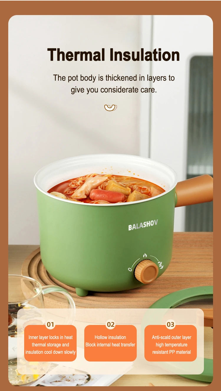 Dual Voltage Electric Rice Cooker Pot