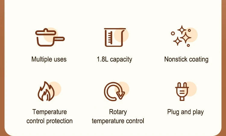 Dual Voltage Electric Rice Cooker Pot