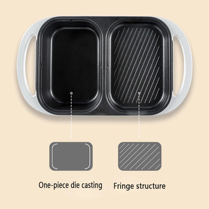 2-in-1 Electric Shabu Grill Pot