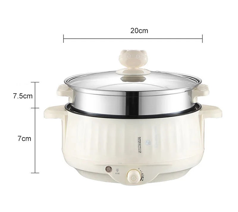 220V Compact Household Electric Hot Pot
