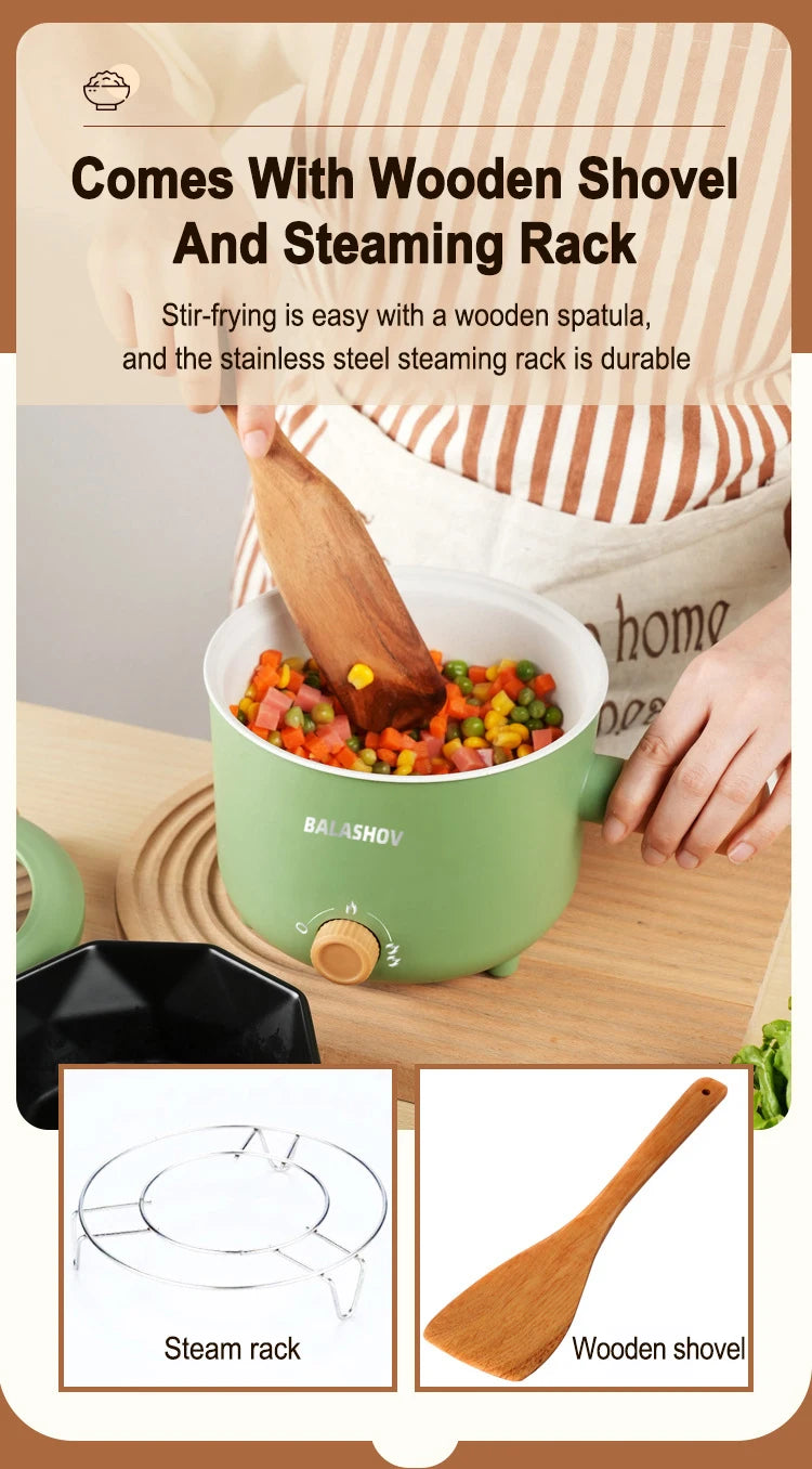Dual Voltage Electric Rice Cooker Pot